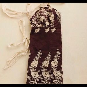 Vintage Tops - Backless blouse w/Tie Vintage Tops - Backless blouse w/Tie